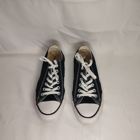 Converse All Star OX Black - W9166 Size 7 GUC - Picture 2 of 7
